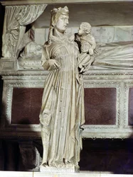 Jungfrau und Kind (Marmor)